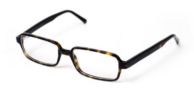 Et par almindelige læsebriller, der måske bør suppleres med et par skærmbriller