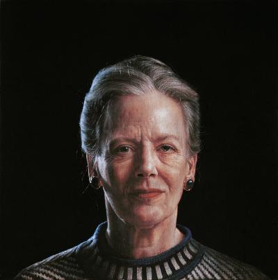 Maleri af en ældre kvinde